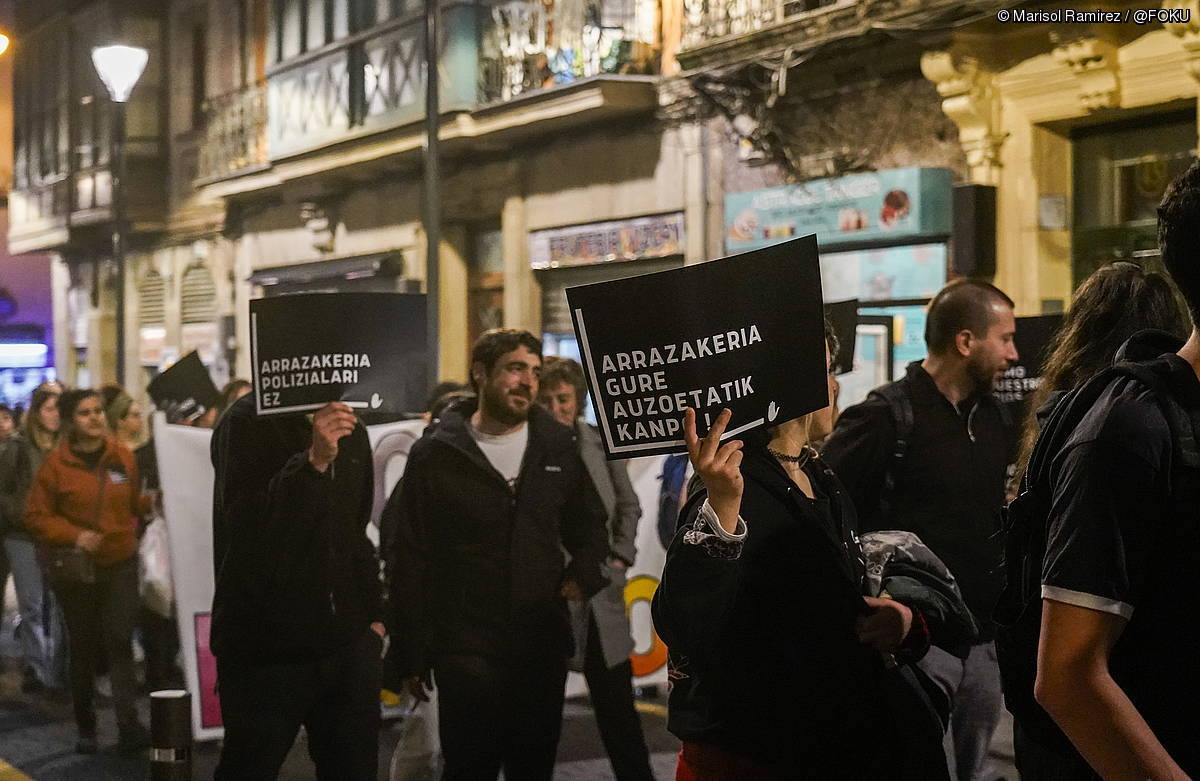 Arrazakeria instituzionala salatu dute Bilboko San Frantzisko auzoan